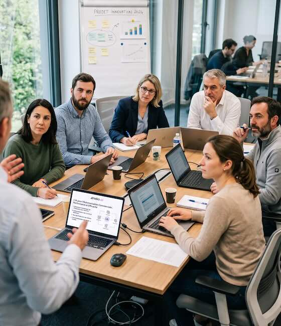 Déroulement d'une formation IA Eneko en entreprise